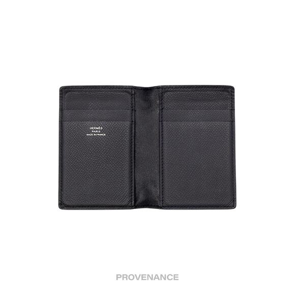 🔴 Hermes MC2 Euclide Pocket Organizer Wallet - Epsom Noir - Picture 6 of 8